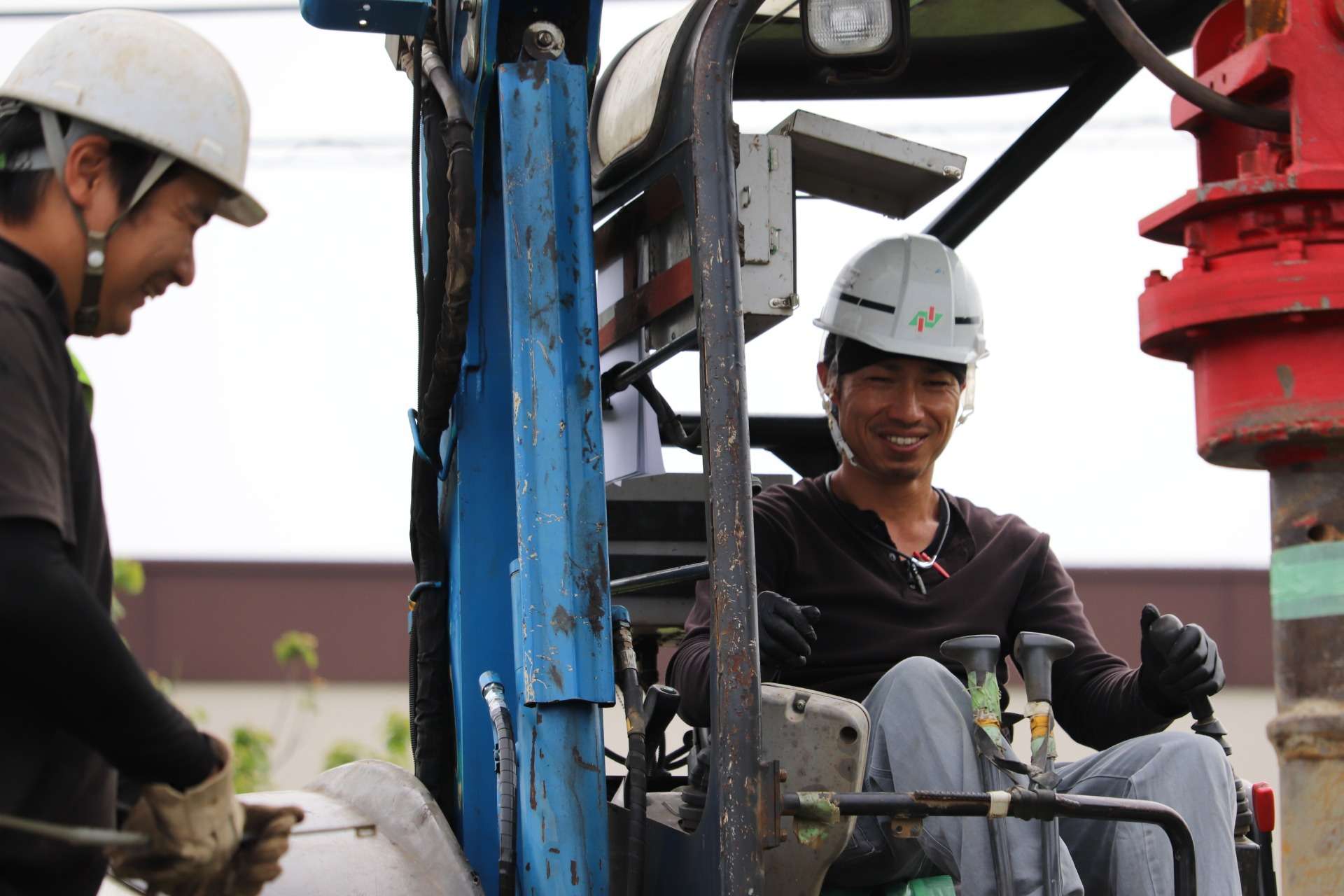 施工中の様子②